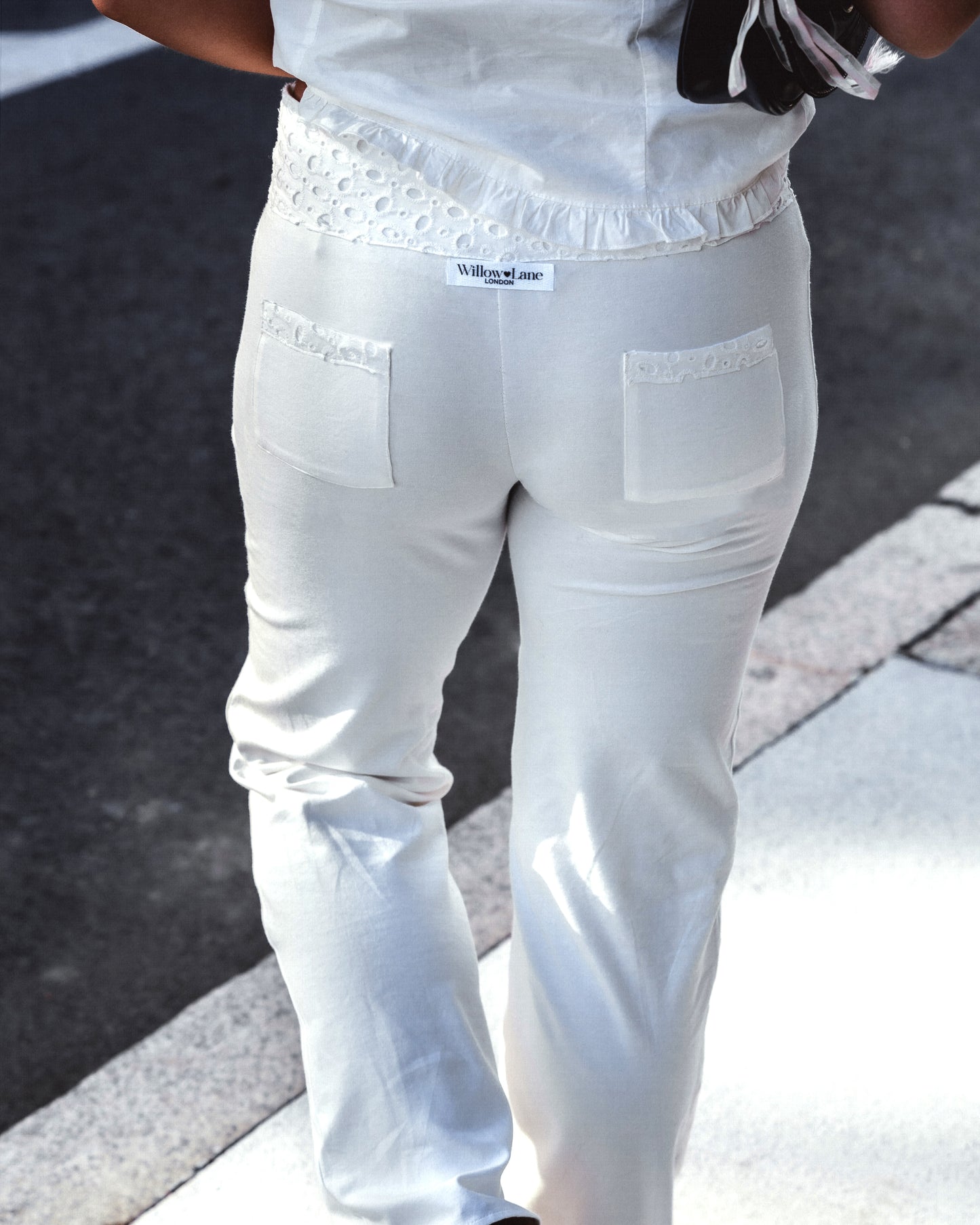 The Lola Travel Pant - Anglaise