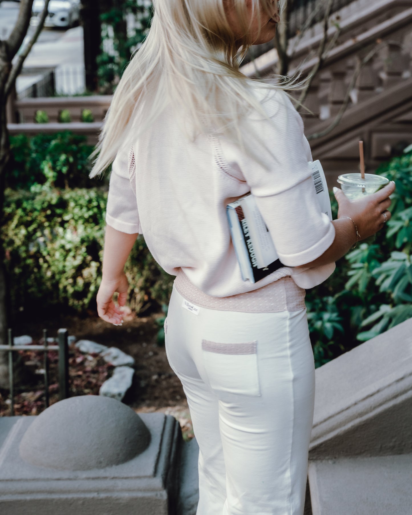 The Lola Travel Pant - Micro Crochet