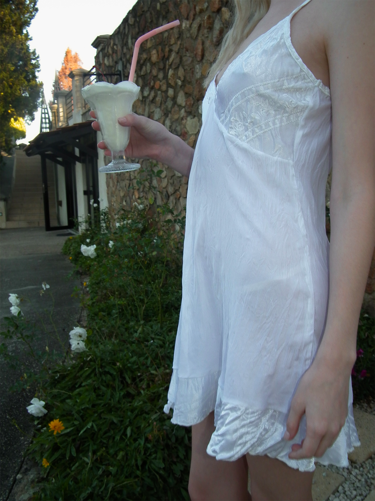 The Girl Next Door Slip Mini Dress